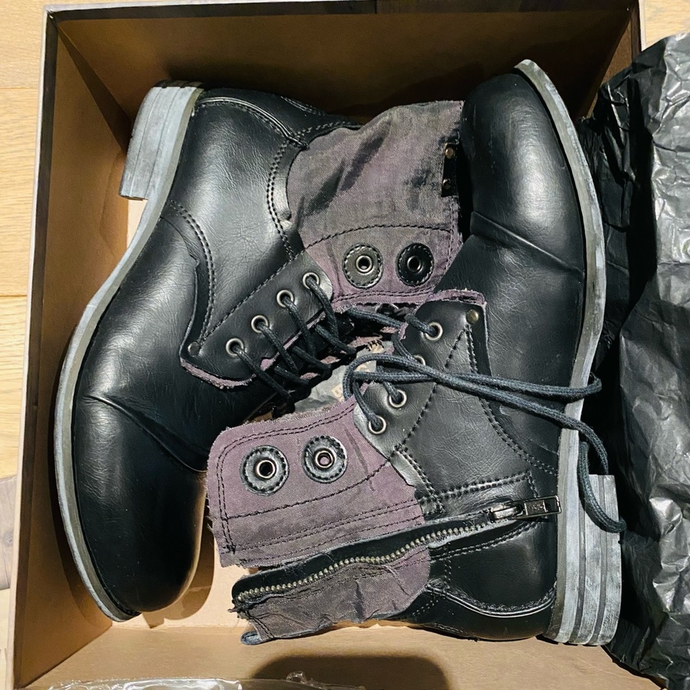 BFCM special offer - Leather Boots Moto
